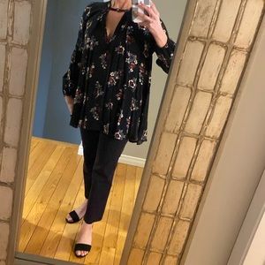 Free People floral blouse